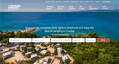 Desktop Screenshot of camping-adriatic.com